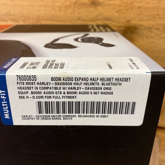 Harley-Davidson Boom! Audio Headset with Black Finish - Picture 3 of 3